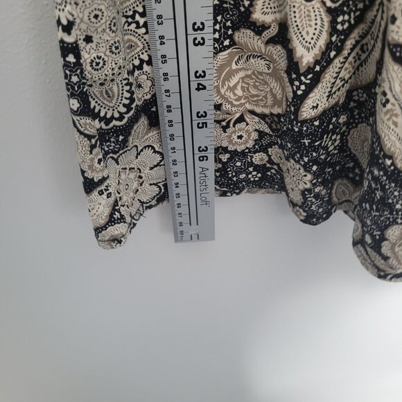 Vintage y2k dark cottagecore boho stretch classic v neck pockets dress size 4p - Picture 7 of 8